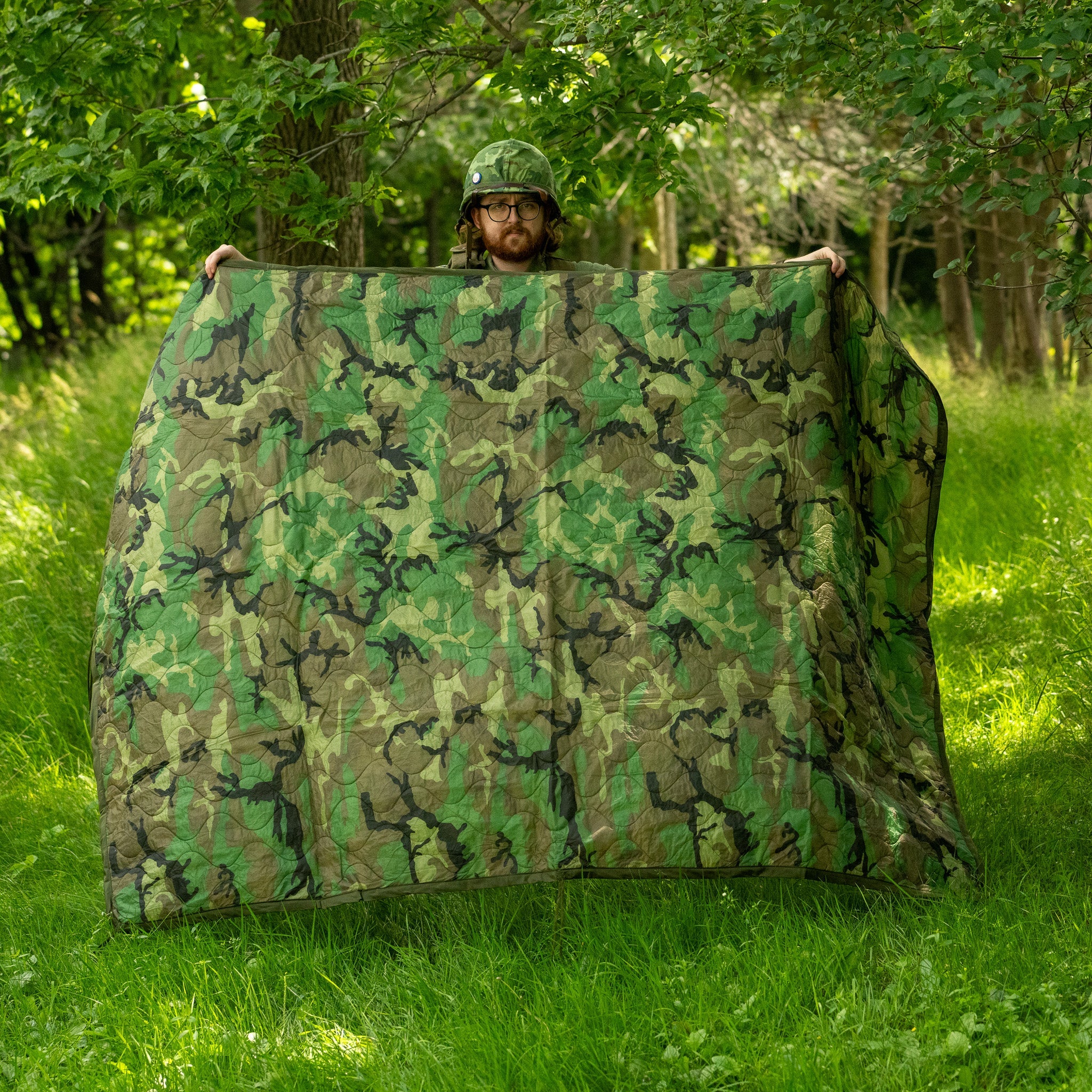 Unissued USGI M81 Woodland Poncho Liner/Woobie - Image 2