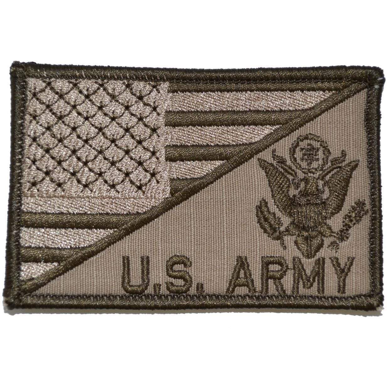 US Army Crest With Text USA Flag - 2.25x3.5 Patch - Image 2