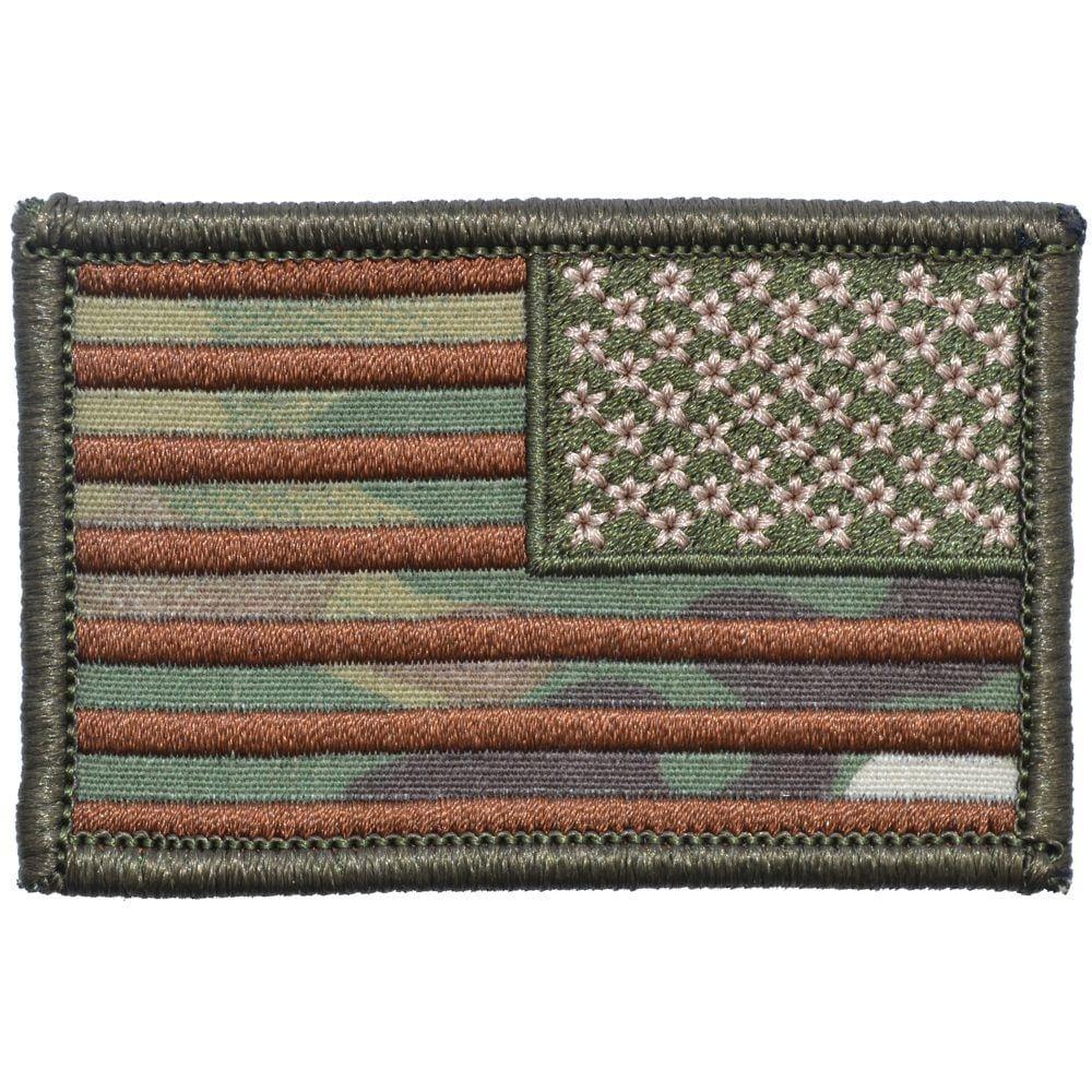US Flag - 2x3 Patch - MultiCam w/ Spice Brown - Image 2