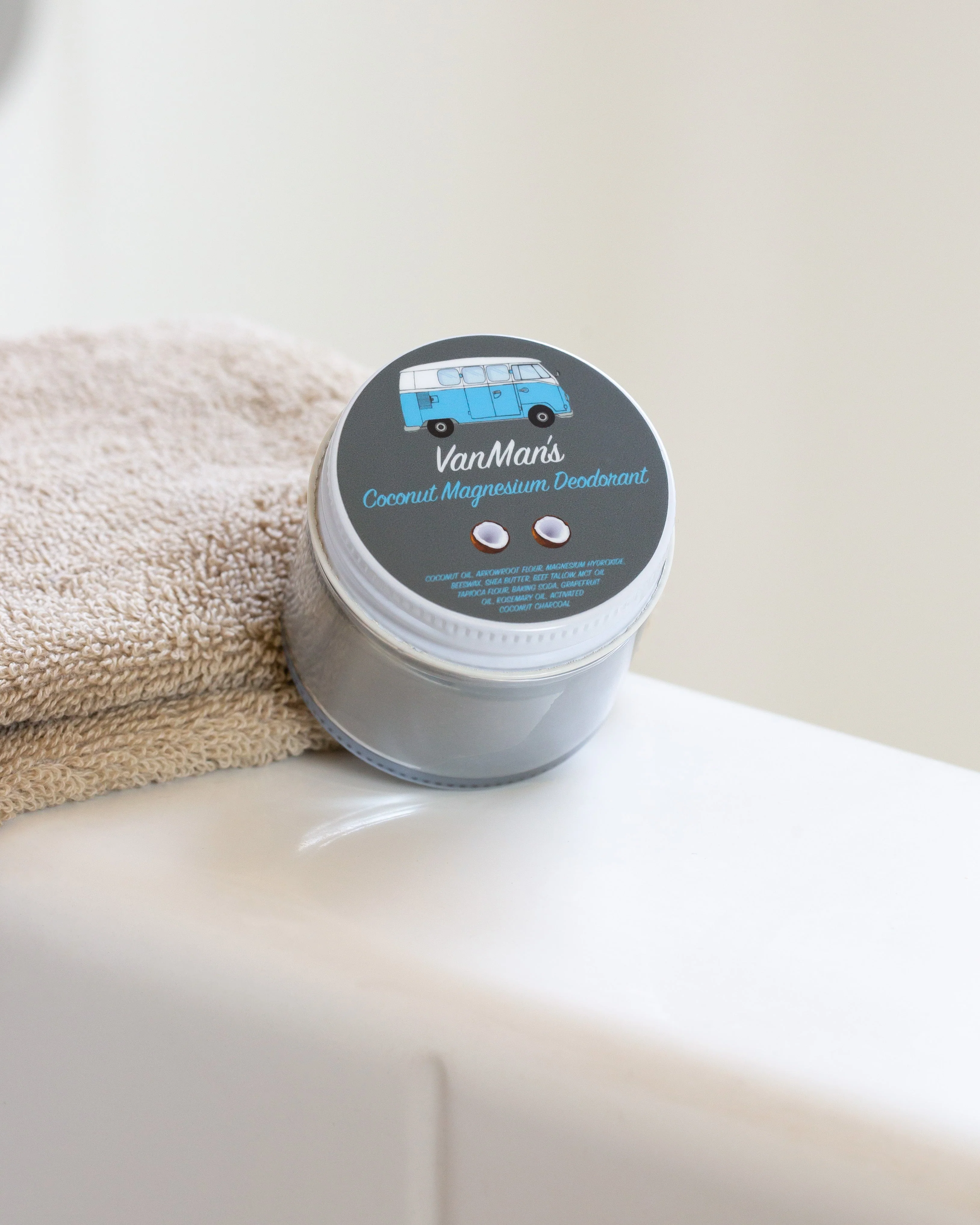 VanMan's Coconut Magnesium Deodorant - 2 oz - Image 6