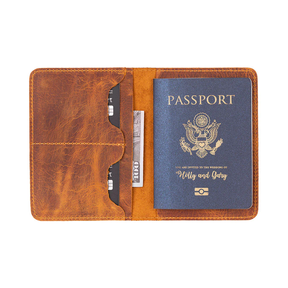 Viaggio Leather Passport Wallet - Image 33