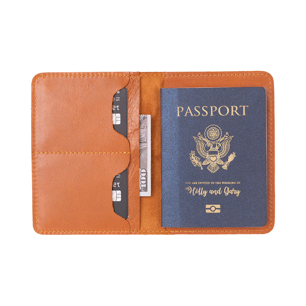Viaggio Leather Passport Wallet - Image 39