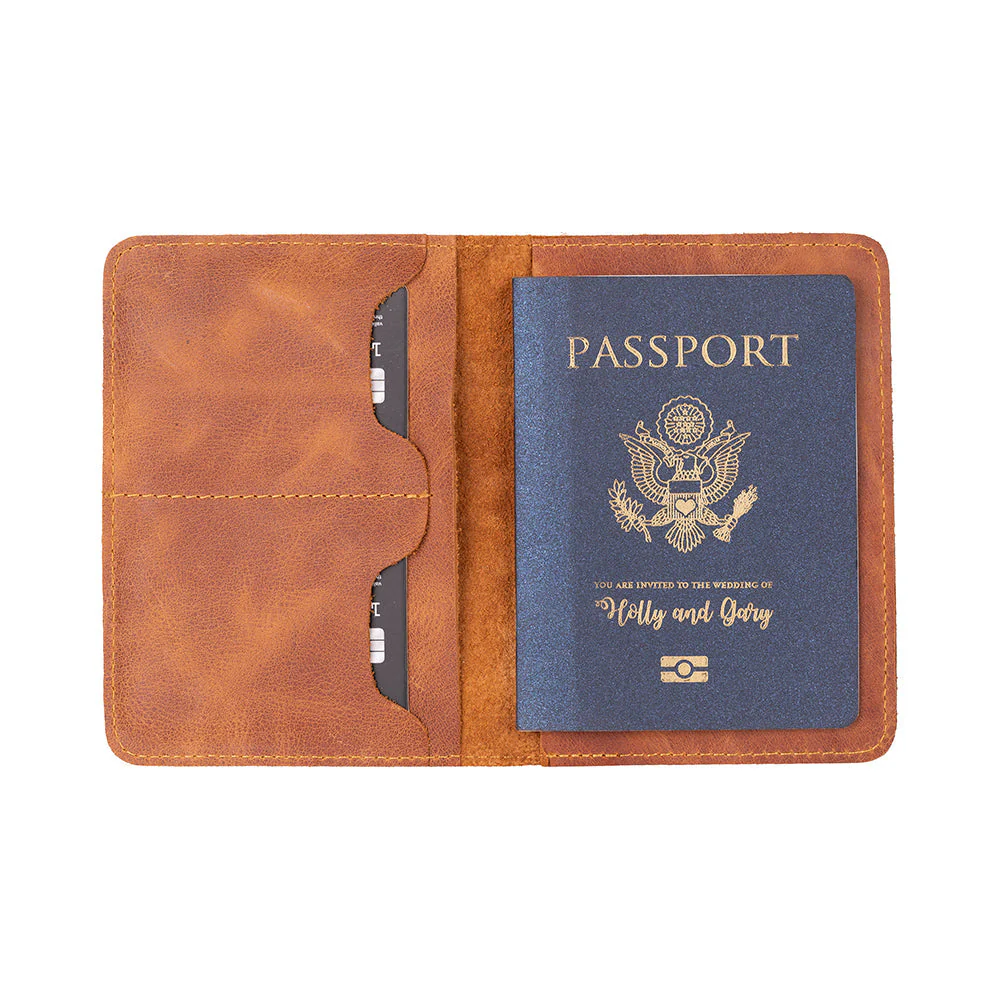 Viaggio Leather Passport Wallet - Image 57