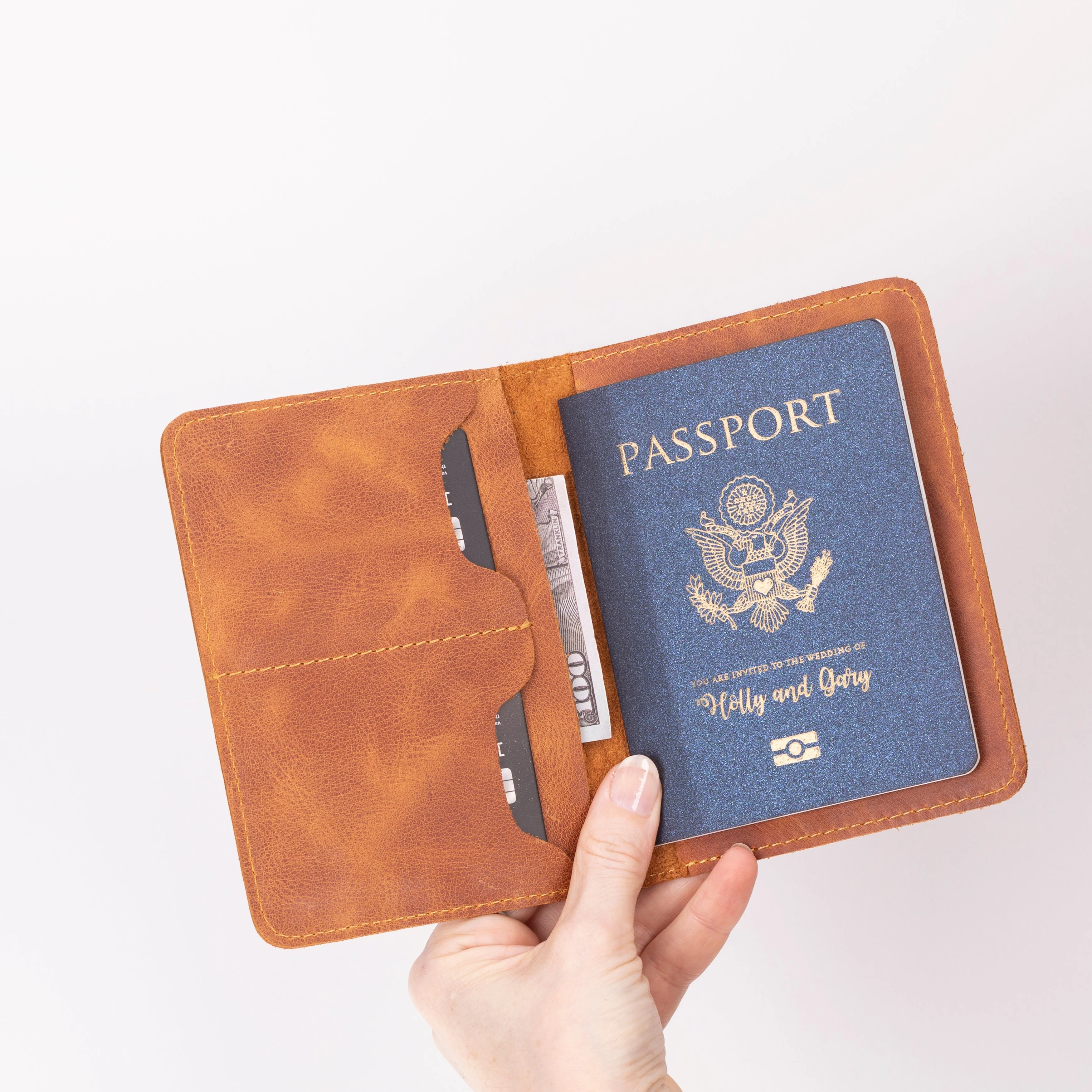 Viaggio Leather Passport Wallet - Image 58
