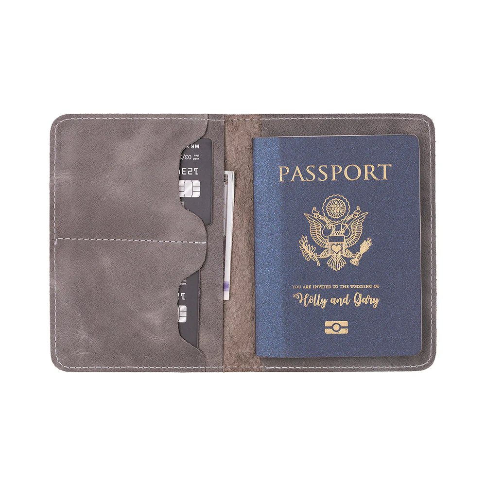 Viaggio Leather Passport Wallet - Image 75