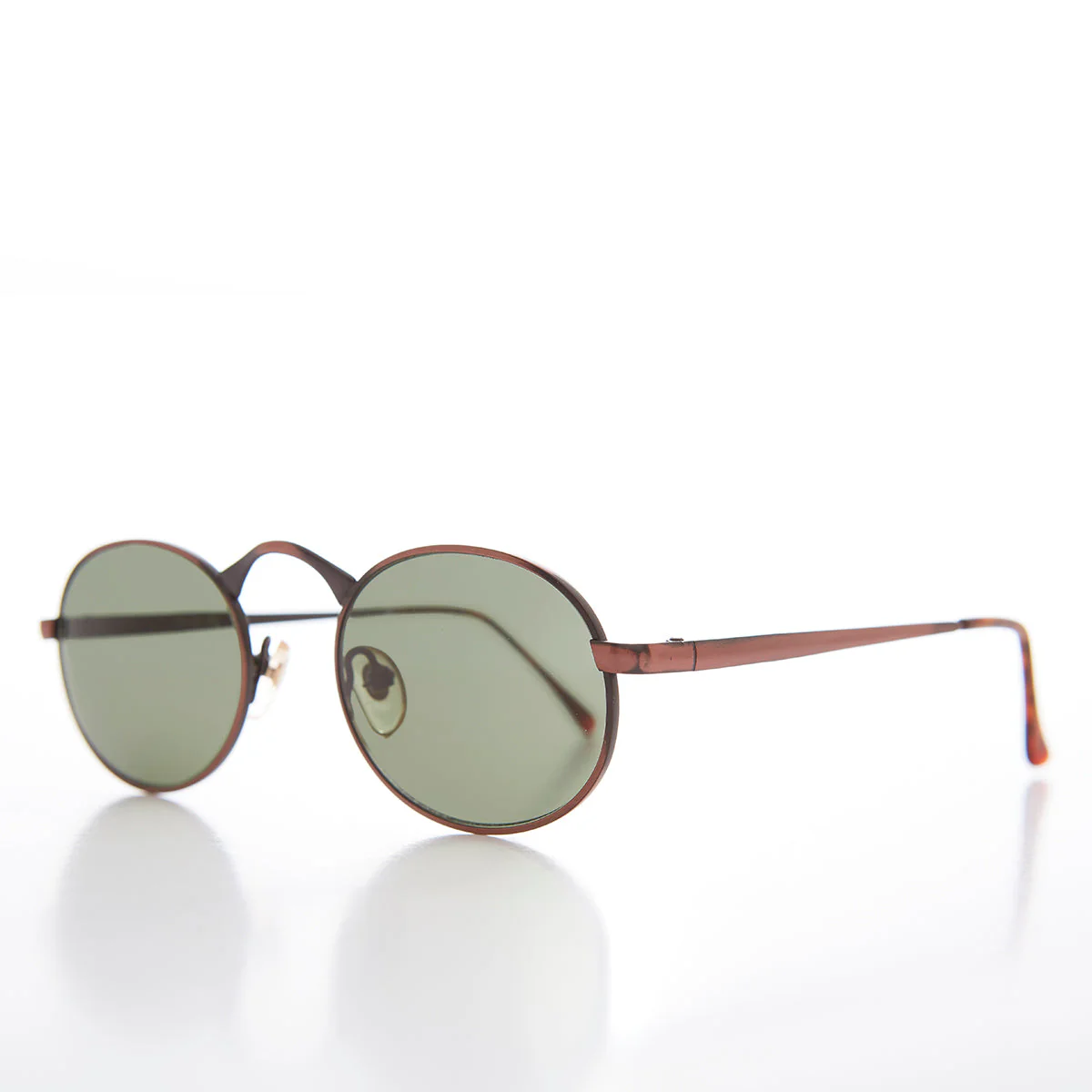 Victorian Oval Industrial Metal Vintage Sunglass - Jethro - Image 2