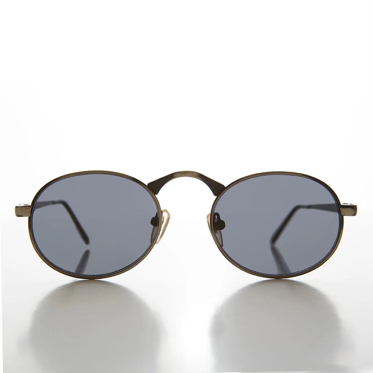 Victorian Oval Industrial Metal Vintage Sunglass - Jethro - Image 3
