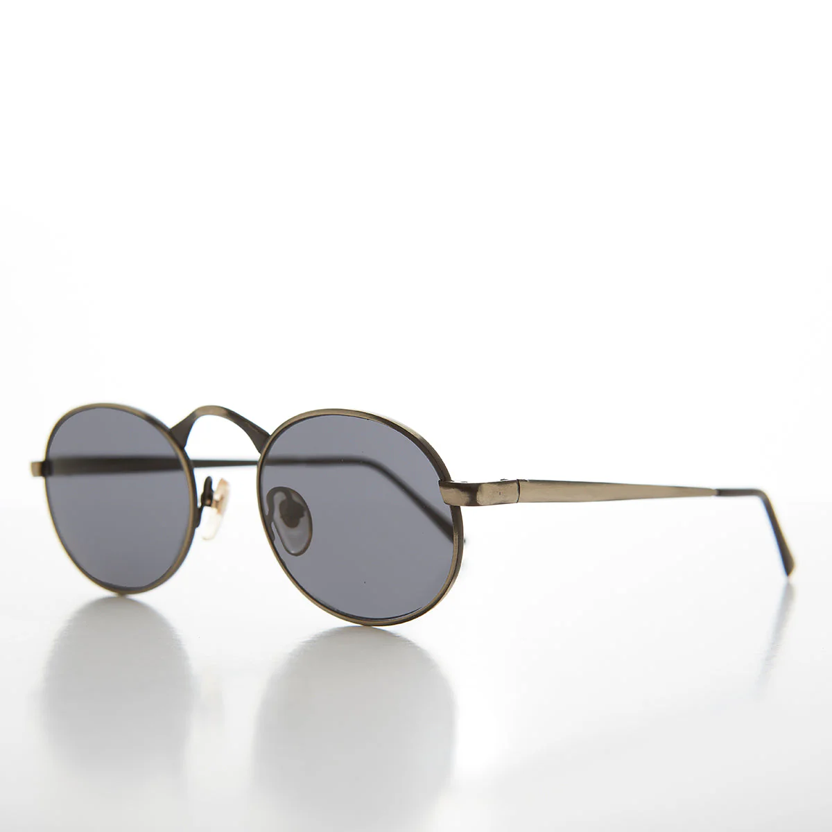 Victorian Oval Industrial Metal Vintage Sunglass - Jethro - Image 4