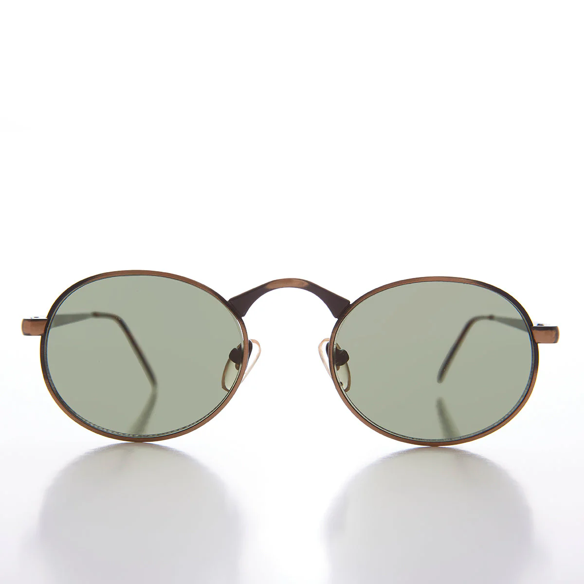 Victorian Oval Industrial Metal Vintage Sunglass - Jethro - Image 5