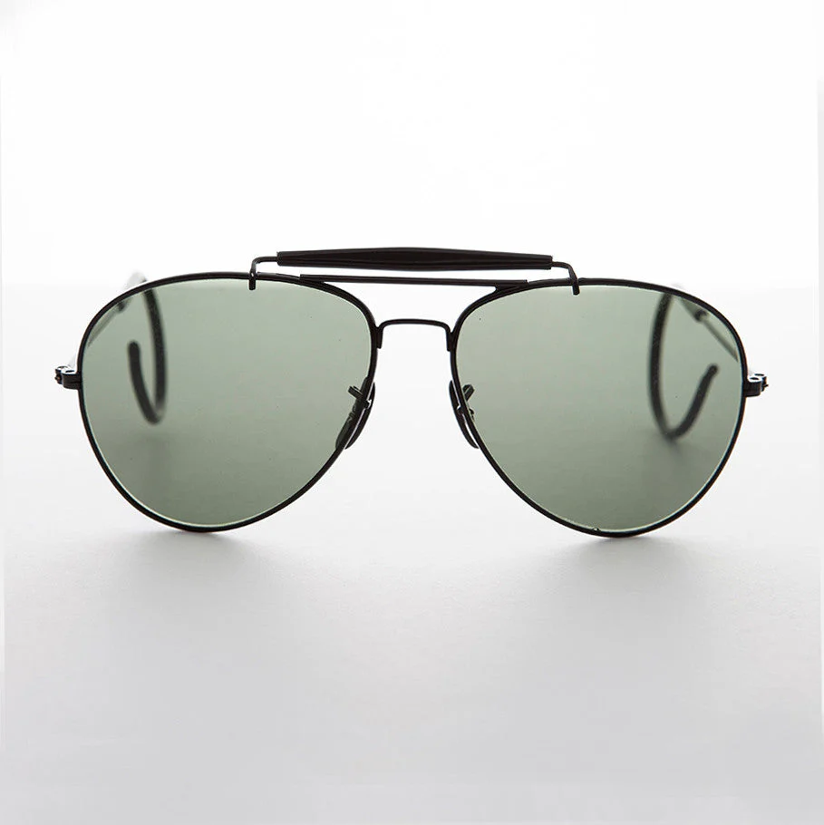 Vintage Aviator with Cable Temples  - Wolfman - Image 3
