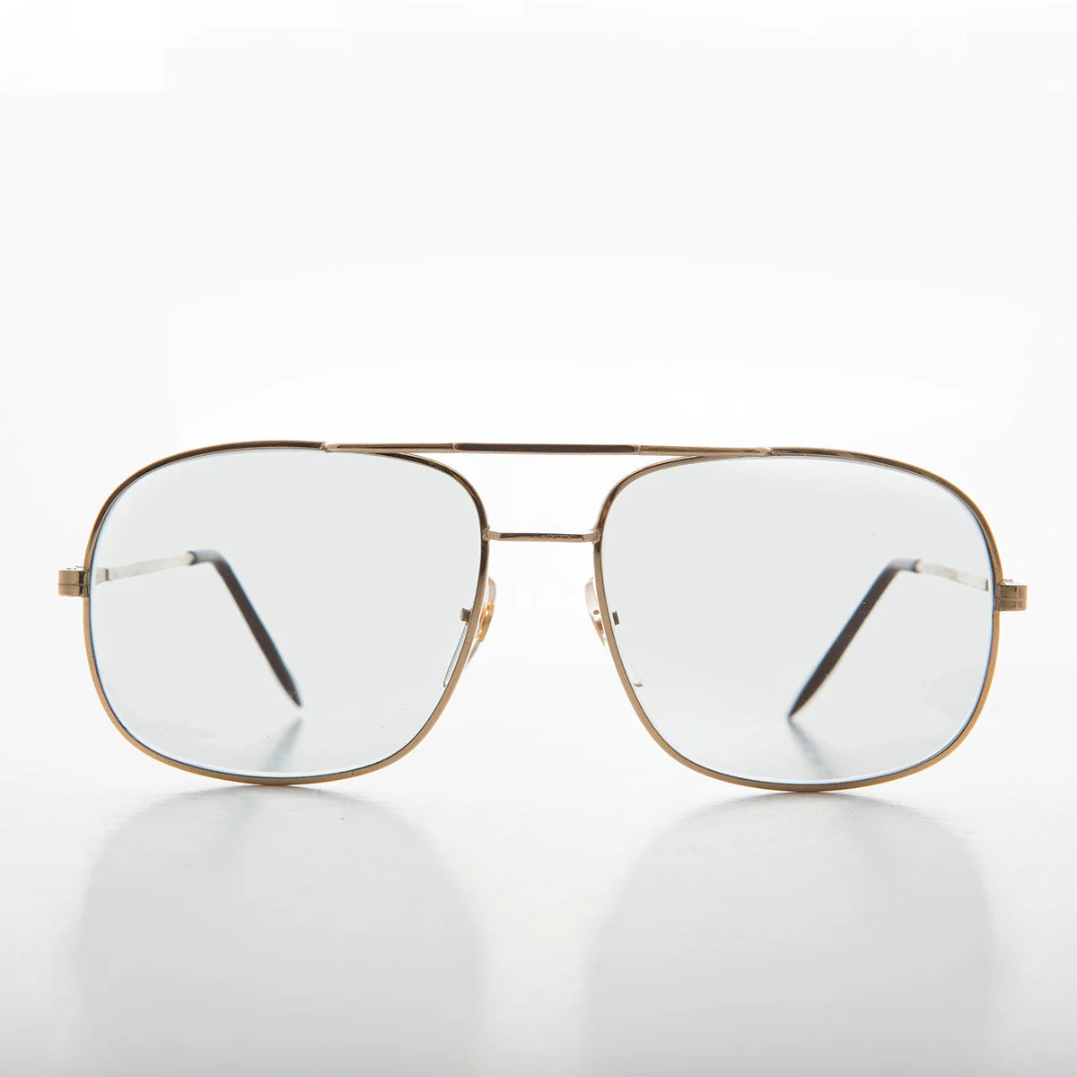 Vintage Aviator Sunglass with Glass Transition Lenses - Bandit