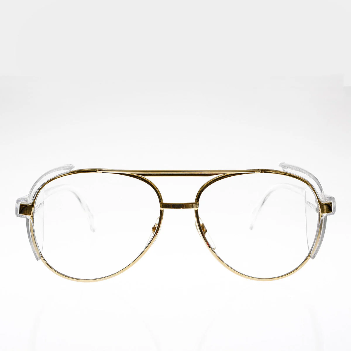 Vintage Safety Aviator Glasses with Protective Side Shields - Hurley - Image 2
