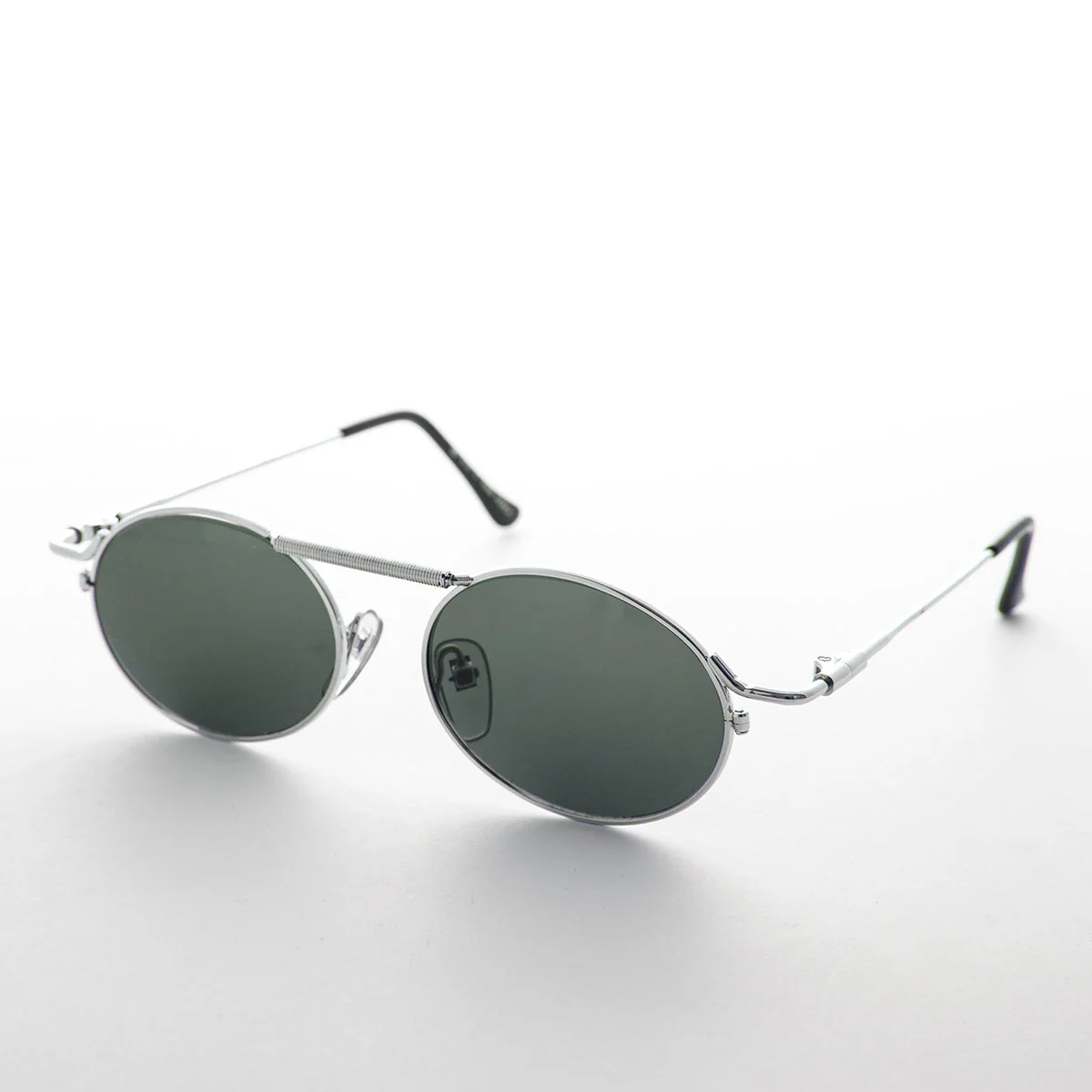 Vintage Steampunk Sunglass with Spring Brow Bar - Steamcon - Image 2