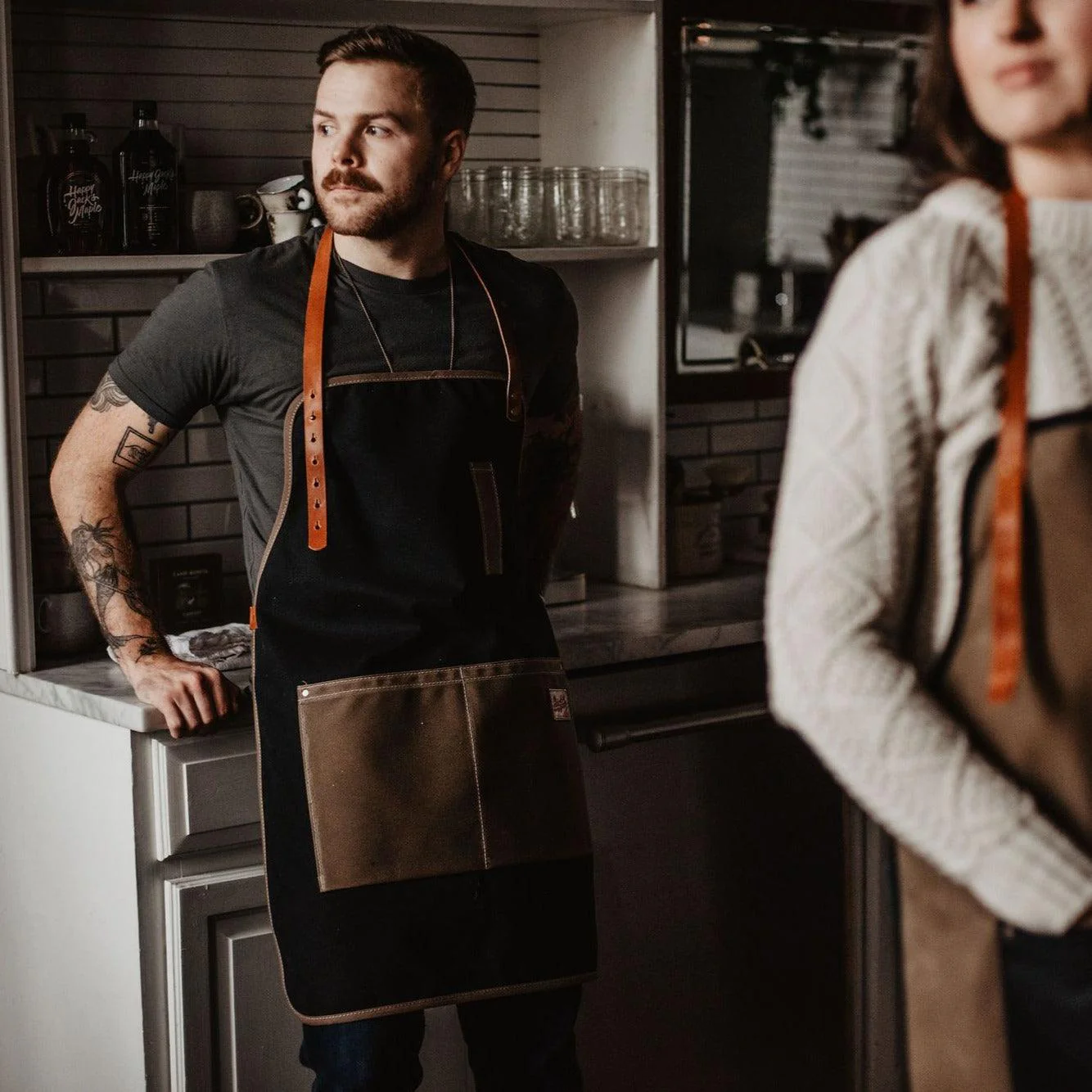 Waxed Canvas Apron - USA Made - Image 3