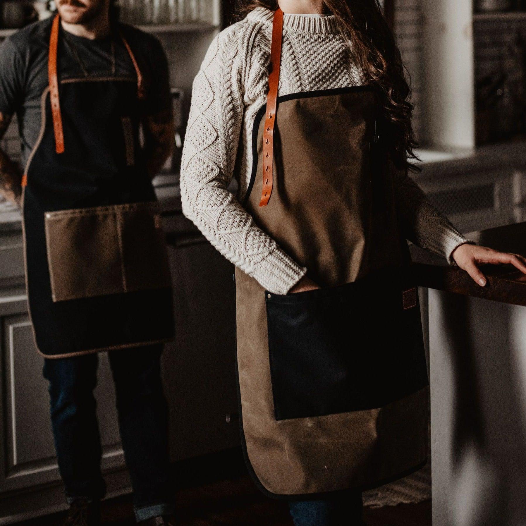 Waxed Canvas Apron - USA Made - Image 4