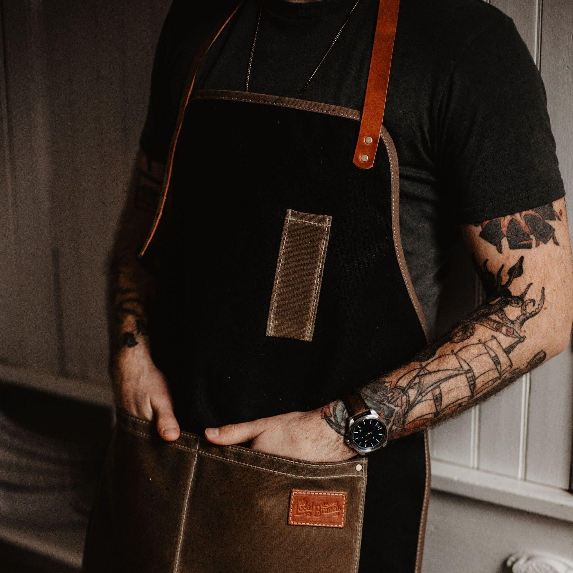 Waxed Canvas Apron - USA Made - Image 5