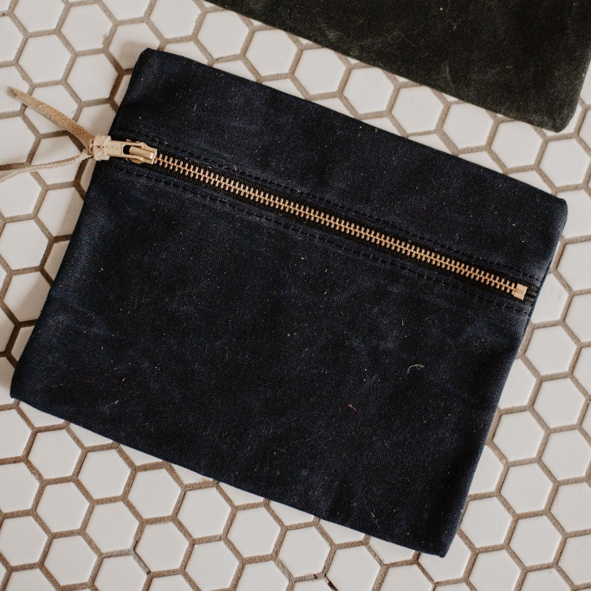 Waxed Canvas Utility Pouch - USA Made - Image 3