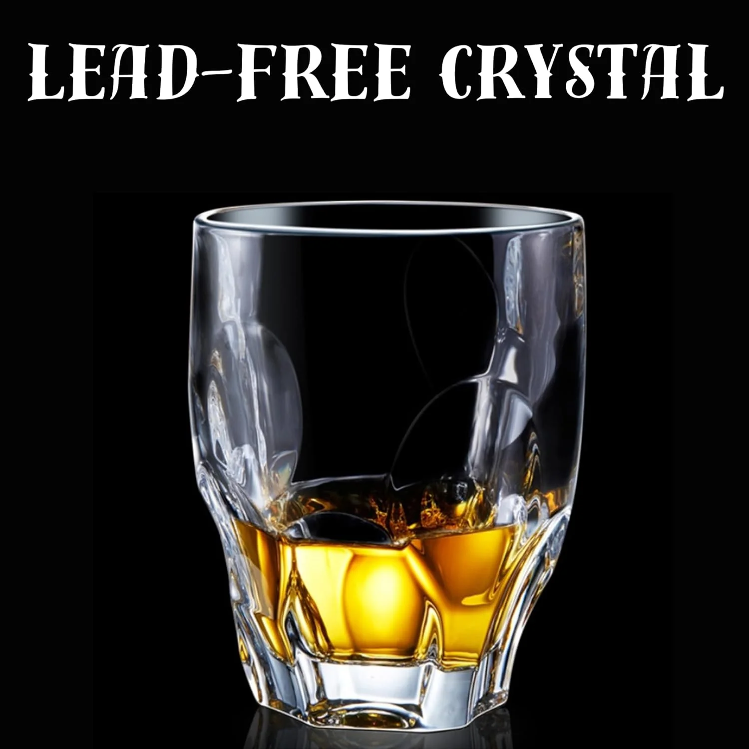 Whiskey Glasses 10oz Premium Scotch Glasses Set of 2- Old Fashioned Whiskey - Image 4