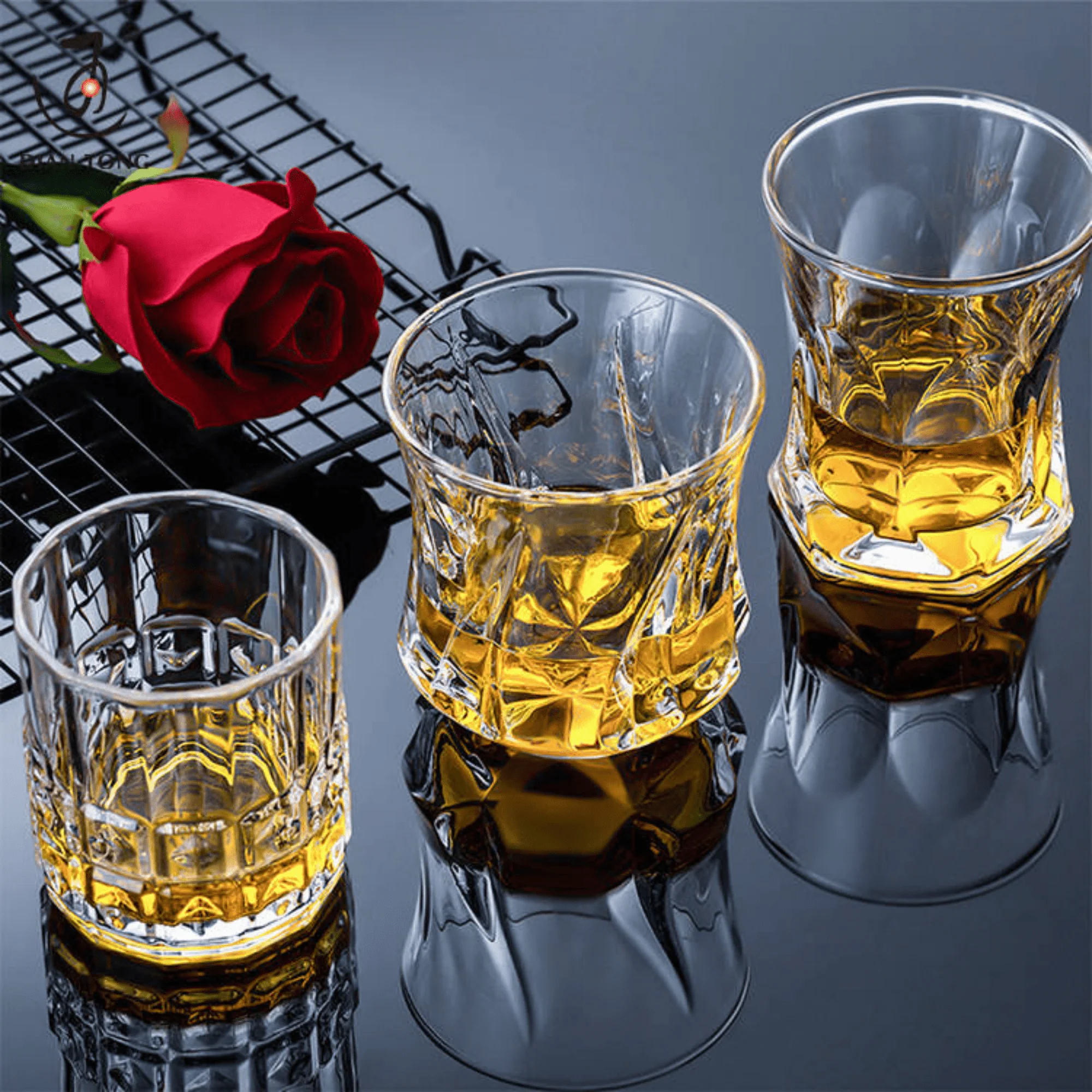 Whiskey Glasses 9oz Premium Scotch Glasses Set of 2 - Old Fashioned Whiskey - Image 5