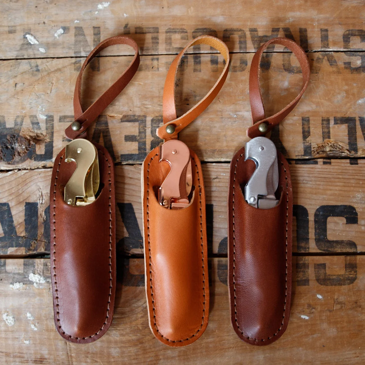 Wine Key with Leather Holster - USA Made - Image 2