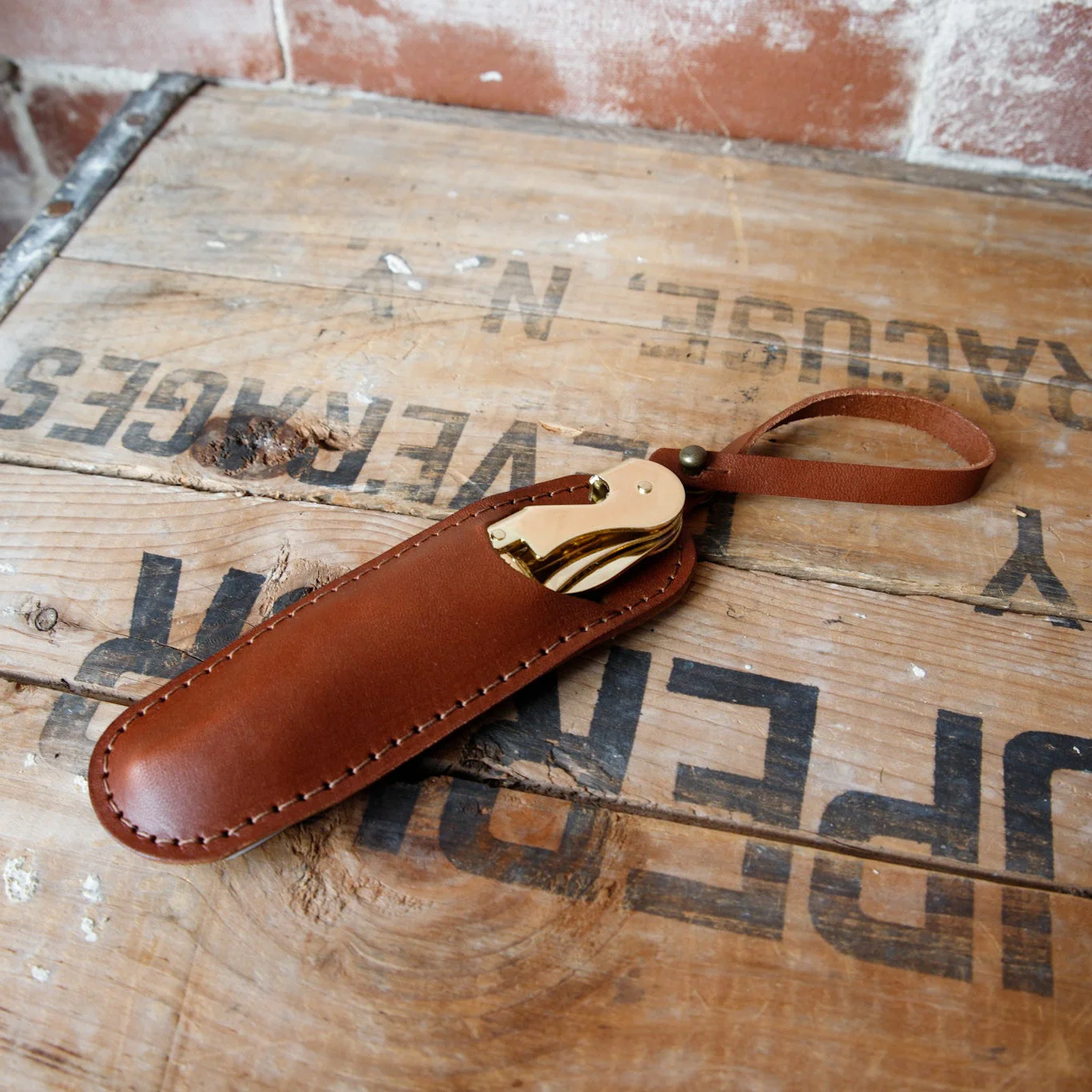 Wine Key with Leather Holster - USA Made - Image 3