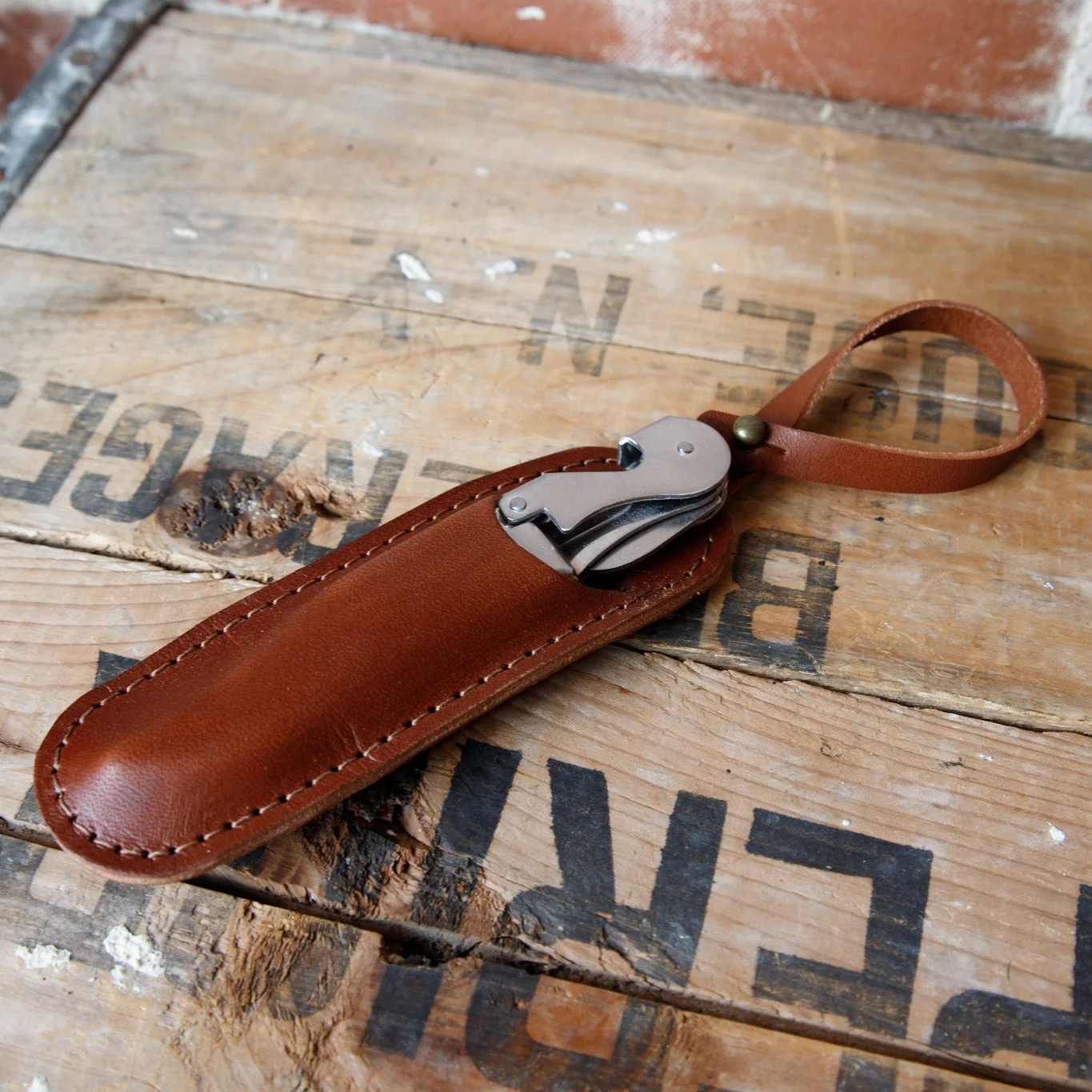 Wine Key with Leather Holster - USA Made - Image 6
