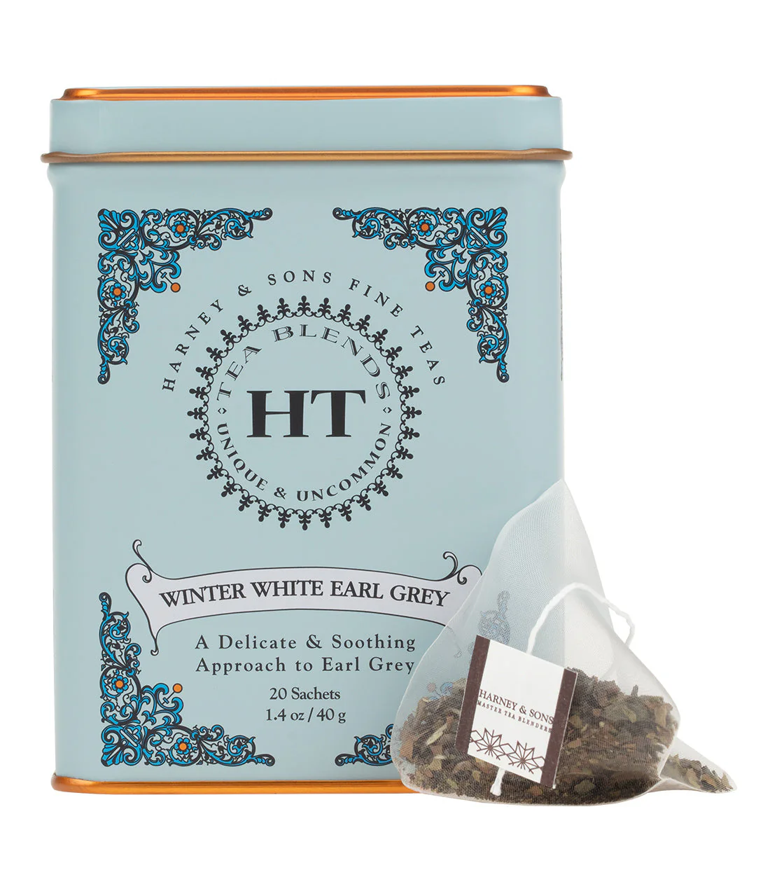 Winter White Earl Grey, HT Tin of 20 Sachets - Image 2