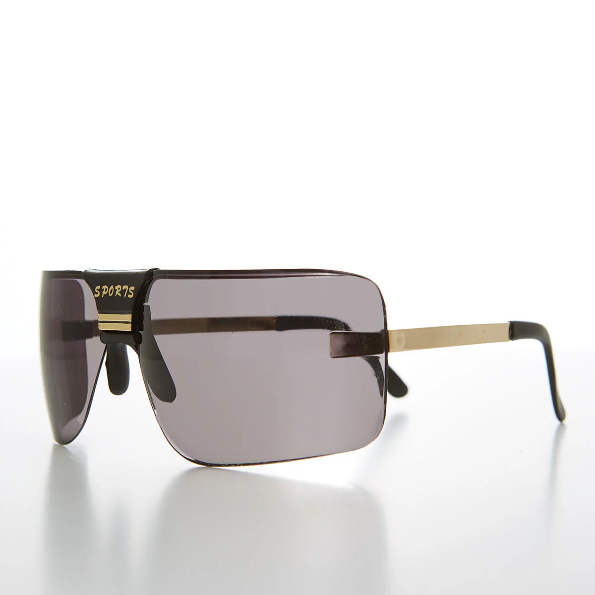 Wrap Around Sports Shield Sunglasses - Rufus - Image 2