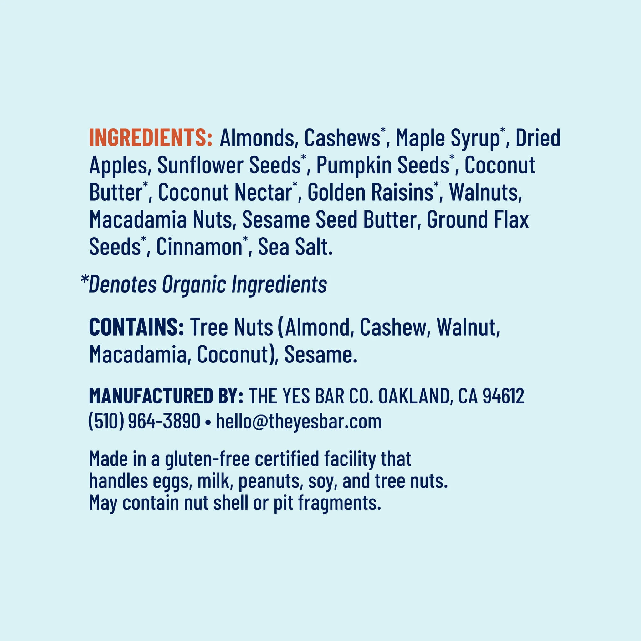 YES BAR® Apple Cinnamon Crisp Pack - 6 Packs - Image 5