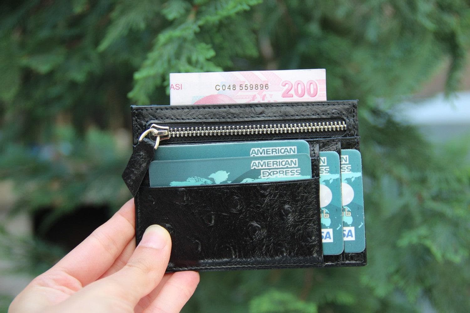 Zip Card Leather Holder - Image 2