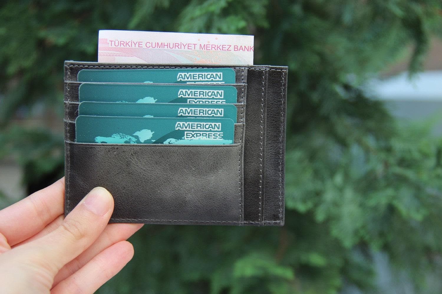 Zip Card Leather Holder - Image 63